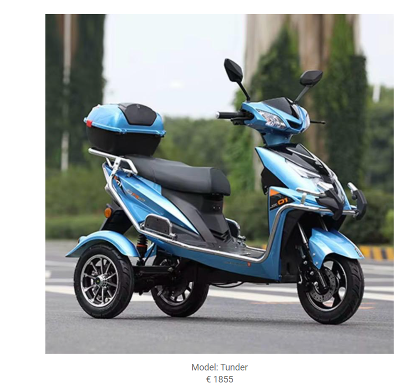 Elektrische scooter Tunder